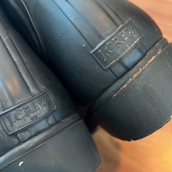 J.Crew Chelsea Rain Boots Black Size 6 - Picture 12 of 12